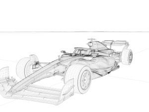 F1 Alpine A524 - s 3D-Modell