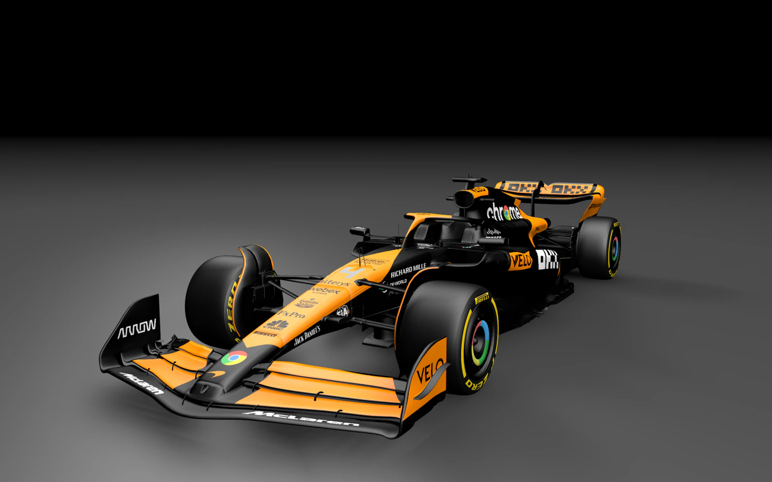 F1 McLaren MCL38 - s 3D Model .c4d .max .obj .3ds .fbx .stl .blend 