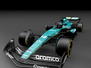 F1 Aston Martin AMR24 - s 3D Model