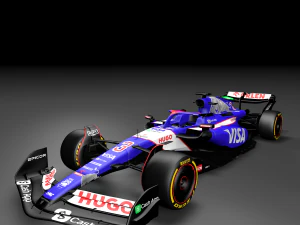 Aplicativo F1 Visa Cash RB VCARB 01 - s Modelo 3D