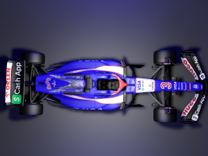 F1 Visa Cash App RB VCARB 01 - s Modello 3D