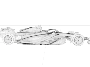 F1 Visa Cash App RB VCARB 01 - s Modello 3D