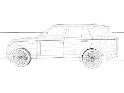 Land Rover Range Rover 2022 3D-Modell