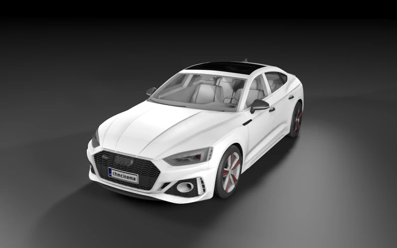 Audi RS5 Sportback 2020 Modelo 3D .c4d .max .obj .3ds .fbx .stl .blend
