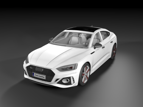 Audi RS5 Sportback 2020 3D Model