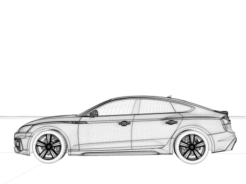 Audi RS5 Sportback 2020 Modelo 3D
