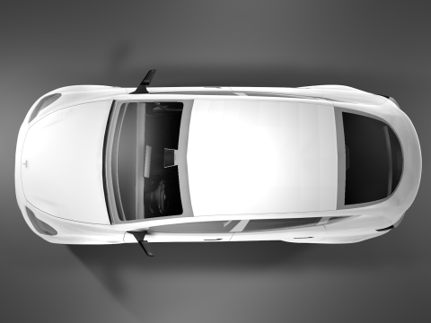 Tesla Model X 3Dモデル