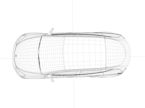 Tesla Model X 3D Model