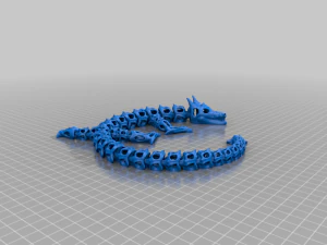 Skeleton-Dragon 3D Print Model