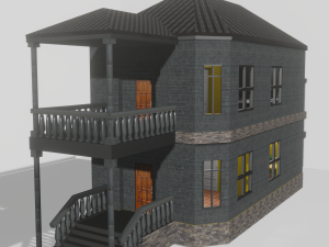 2-storey house Modelo 3D