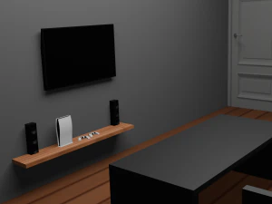 2-storey house 3D Model