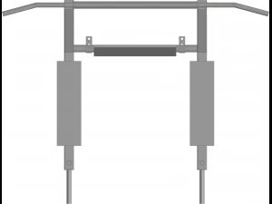 Pull-up bar 3D Model