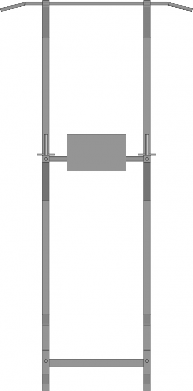 Horizontal bar parallel bars 3D 모델 .c4d .max .obj .3ds .fbx .stl .blend 