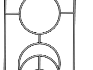 समर्थन फूल 2 3D मॉडल