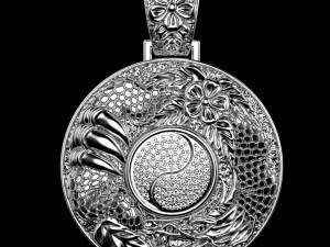 Pendant P002 3D Print Model