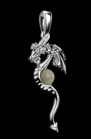 Pendant P003 3D 프린트 모델 .c4d .max .obj .3ds .fbx .stl .blend 