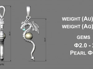 Pendant P003 3D Print Model