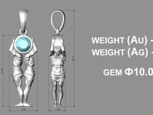 Pendant 005 3D 프린트 모델