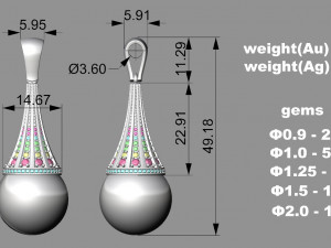 Pendant P008 3D Baskı Modeli