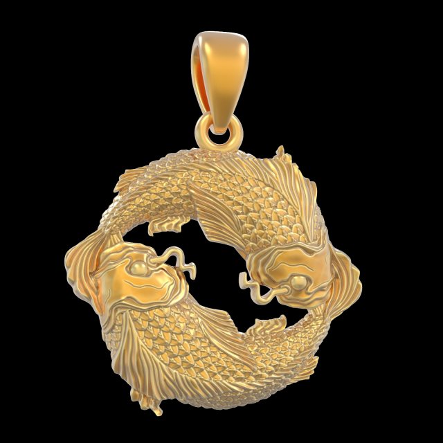 Pendant P009 Model do druku 3D .c4d .max .obj .3ds .fbx .stl .blend 