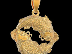 펜던트 P009 3D 프린트 모델