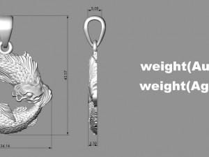 Pendant P009 Model do druku 3D