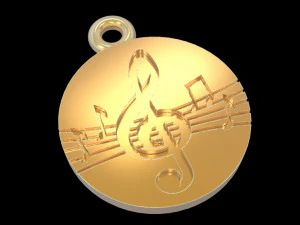 Pendant P010 3D Print Model