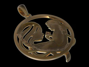 Pendant P012 3D Print Model