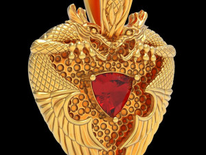 Pendant P013 3D 프린트 모델