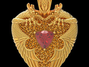 Pendant P013 3D Print Model