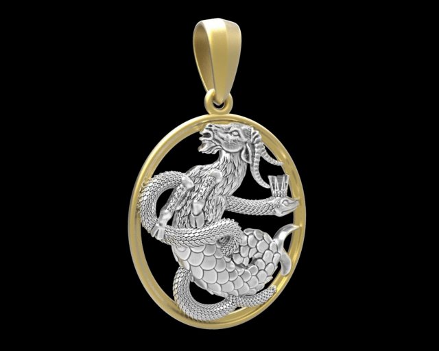 Pendant P015 Modelo de Impressão 3D .c4d .max .obj .3ds .fbx .stl .blend 
