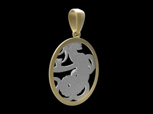 Pendant P015 3D Print Model