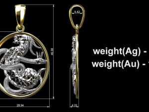 Pendant P015 Modelo de Impressão 3D