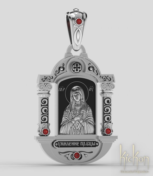 PENDANT P017 3Dプリントモデル .c4d .max .obj .3ds .fbx .stl .blend