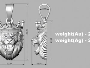 Pendant P018 3D Print Model