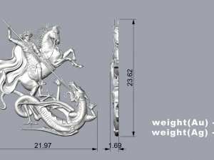 PENDANT P019 3D Print Model