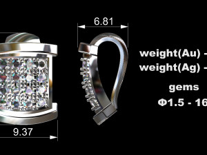 PENDANT P022 Modelo de Impressão 3D