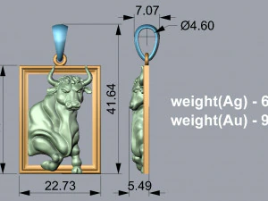 PENDANT P025 3D Print Model