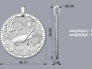 PENDANT P028 3D Print Model