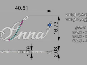 PENDANT P029 3D Print Model