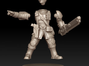Cadian Shock Troops 3D Print Model