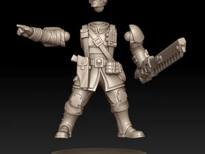 Cadian Shock Troops 3D Print Model