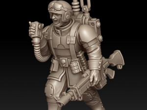 Cadian Shock Troops 3D Print Model