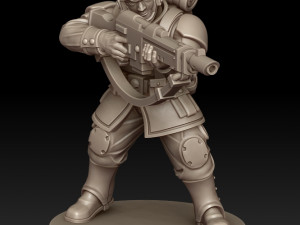 Cadian Shock Troops 3D Print Model