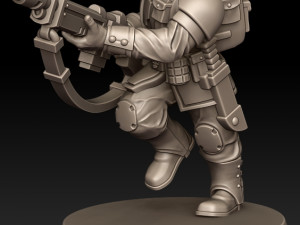 Cadian Shock Troops 3D Print Model