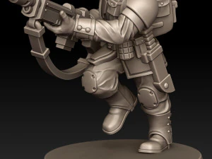 Cadian Shock Troops 3D Print Model