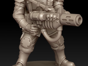 Cadian Shock Troops 3D Print Model