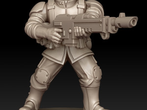 Cadian Shock Troops 3D Print Model