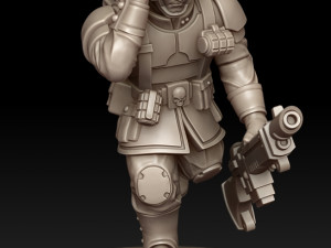 Cadian Shock Troops 3D Print Model