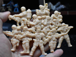Cadian Shock Troops BAS-RELIEF 3D Print Model